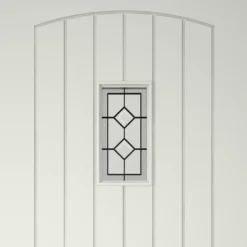 Geom Diamond Bevel Glazed Cottage White External Front Door, (H)1981mm (W)762mm 6 Geom Diamond Bevel Glazed Cottage White External Front Door, (H)1981mm (W)762mm -WoodDepot Shop geom diamond bevel glazed cottage white external front door h 1981mm w 762mm5397007194623 02bq