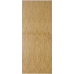 Geom Flush Oak Veneer Internal Door, (H)1981mm (W)762mm (T)44mm