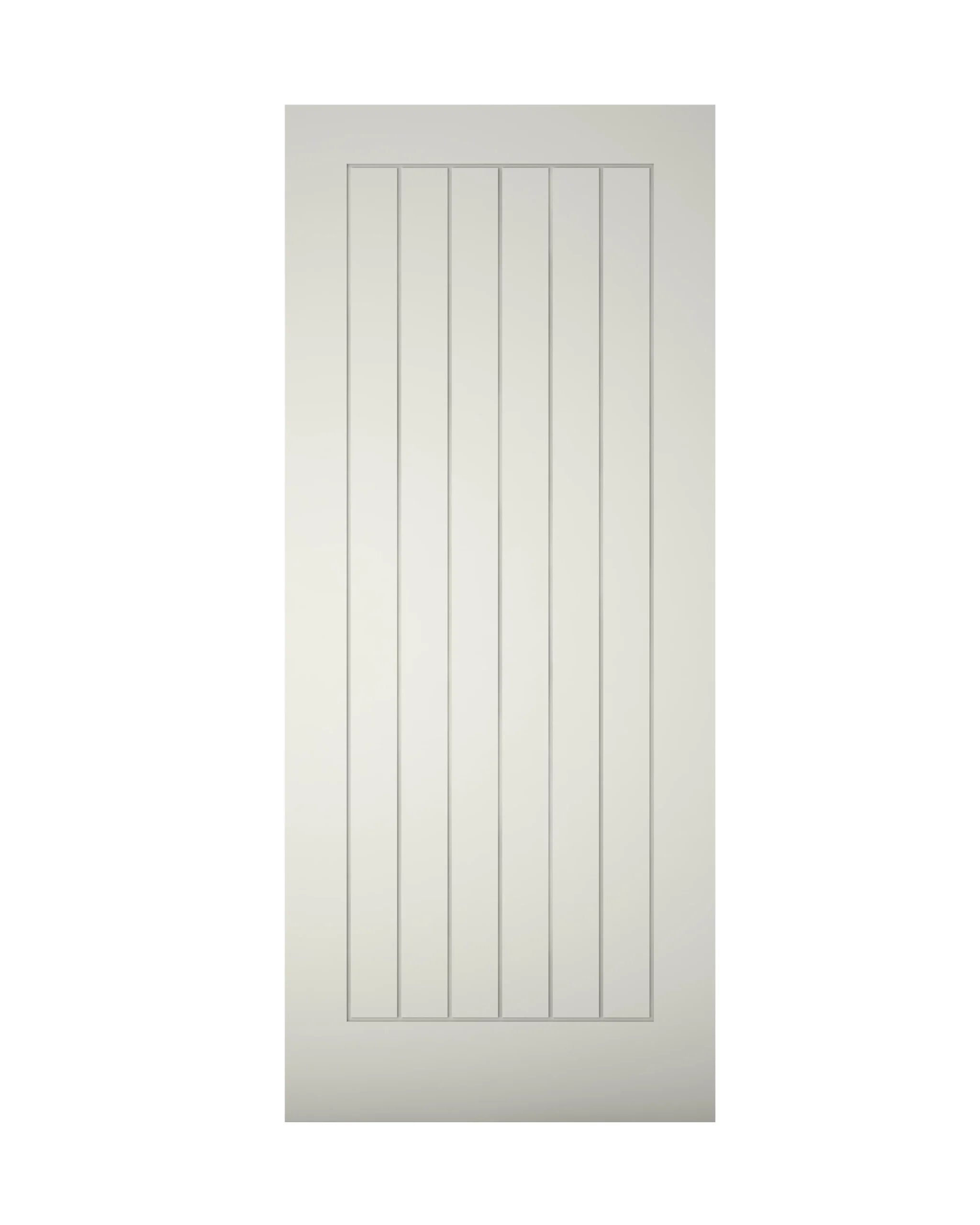 Geom Unglazed Cottage White External Front Door, (H)1981mm (W)762mm 3 Geom Unglazed Cottage White External Front Door, (H)1981mm (W)762mm