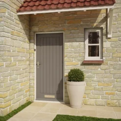 Geom Unglazed Cottage White External Front Door, (H)2032mm (W)813mm 5 Geom Unglazed Cottage White External Front Door, (H)2032mm (W)813mm -WoodDepot Shop geom unglazed cottage white external front door h 2032mm w 813mm5397007194616 04bq