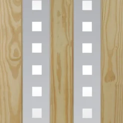 Geom Vertical 2 Panel Frosted Glazed Internal Door, (H)2040mm (W)726mm (T)40mm -WoodDepot Shop geom vertical 2 panel frosted glazed internal door h 2040mm w 726mm t 40mm5397007100785 02bq