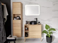 GoodHome Avela Matt Oak Feet (H)210mm -WoodDepot Shop goodhome avela matt oak feet h 210mm5059340017877 42i