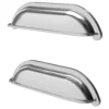 GoodHome Chervil Chrome Effect Kitchen Cabinets Pull Handle (L)160mm -WoodDepot Shop goodhome chervil chrome effect kitchen cabinets pull handle l 160mm5059340482248 01c