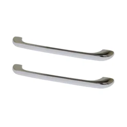 GoodHome Condio Chrome Effect Kitchen Cabinets Pull Handle (L)225mm