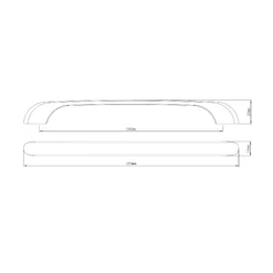 GoodHome Condio Chrome Effect Kitchen Cabinets Pull Handle (L)225mm -WoodDepot Shop goodhome condio chrome effect kitchen cabinets pull handle l 225mm5059340482347 01t