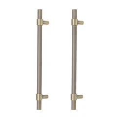 GoodHome Dukkah Brass Effect Kitchen Cabinets Handle (L)257mm -WoodDepot Shop goodhome dukkah brass effect kitchen cabinets handle l 257mm3663602475446 22c bq