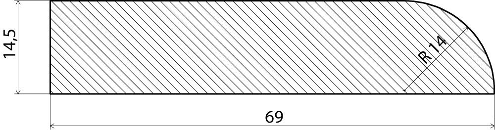 GoodHome Fully Finished White MDF Round Architrave (L)2.1m (T)14.5mm 5 GoodHome Fully Finished White MDF Round Architrave (L)2.1m (T)14.5mm - Image 3