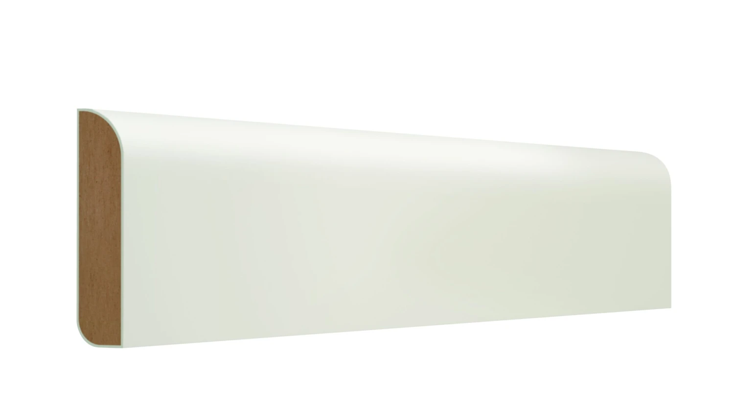 GoodHome Fully Finished White MDF Round & Bullnose Skirting Board (L)2.4m (T)14.5mm 4 GoodHome Fully Finished White MDF Round & Bullnose Skirting Board (L)2.4m (T)14.5mm - Image 2