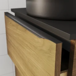 GoodHome Imandra Matt Black Bathroom Edge Handle (L)600mm 7 GoodHome Imandra Matt Black Bathroom Edge Handle (L)600mm -WoodDepot Shop goodhome imandra matt black bathroom edge handle l 600mm5059340393810 02i