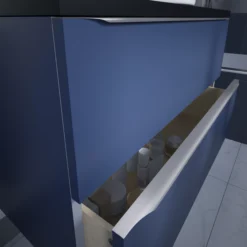 GoodHome Imandra Silver Effect Bathroom Edge Handle (L)1000mm -WoodDepot Shop goodhome imandra silver effect bathroom edge handle l 1000mm5059340393865 01i