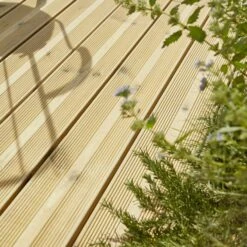 GoodHome Lemhi Green Pine Deck Board (L)4.8m (W)144mm (T)27mm -WoodDepot Shop goodhome lemhi green pine deck board l 4 8m w 144mm t 27mm5036581094553 11i bq