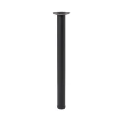 GoodHome Nantua 900mm Black Modern Worktop Support Leg