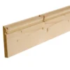 GoodHome Natural Pine Torus Skirting Board (L)2.4m (W)144mm (T)19.5mm, Pack Of 2 1 GoodHome Natural Pine Torus Skirting Board (L)2.4m (W)144mm (T)19.5mm, Pack Of 2 -WoodDepot Shop goodhome natural pine torus skirting board l 2 4m w 144mm t 19 5mm pack of 23663602049418 01c bq