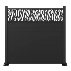 GoodHome Neva Decorative Untreated Metal 1/4 Fence Panel (W)1.79m (H)0.44m -WoodDepot Shop goodhome neva decorative untreated metal 1 4 fence panel w 1 79m h 0 44m3663602943013 09c