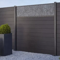 GoodHome Neva Dots 1/4 Fence Panel (W)0.44m (H)1.79m -WoodDepot Shop goodhome neva dots 1 4 fence panel w 0 44m h 1 79m3663602760016 03bq