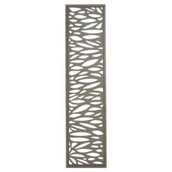 GoodHome Neva Leaf 1/4 Fence Panel (W)0.44m (H)1.79m