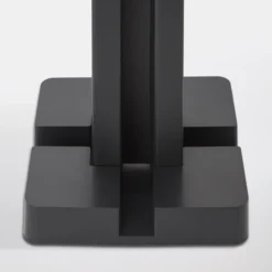 GoodHome Neva Steel Dark Grey Slotted Fence Post (H)0.95m (W)70mm -WoodDepot Shop goodhome neva steel dark grey slotted fence post h 0 95m w 70mm3663602942849 36c