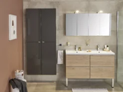 GoodHome Portloe Silver Chrome Effect Aluminium Adjustable Cabinet Feet (H)231mm, Pair Of 2 -WoodDepot Shop goodhome portloe silver chrome effect aluminium adjustable cabinet feet h 231mm pair of 23663602526759 40i