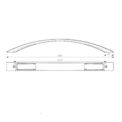 GoodHome Sabaku Nickel Effect Kitchen Cabinets Handle (L)260mm -WoodDepot Shop goodhome sabaku nickel effect kitchen cabinets handle l 260mm3663602644002 01t bq