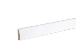 GoodHome White MDF Chamfered Architrave (L)2.1m (W)44mm (T)14.5mm, Pack Of 5
