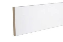 GoodHome White MDF Square Skirting Board (L)2.4m (W)144mm (T)18mm, Pack Of 2