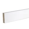 GoodHome White MDF Square Skirting Board (L)2.4m (W)69mm (T)18mm, Pack Of 4
