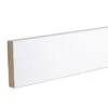 GoodHome White MDF Square Skirting Board (L)2.4m (W)94mm (T)18mm, Pack Of 4