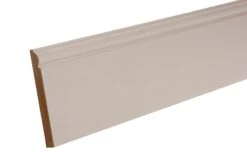 GoodHome White MDF Torus Skirting Board (L)2.4m (W)169mm (T)18mm