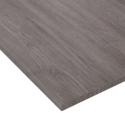 Grey Oak Effect Square Edge Furniture Panel, (L)1.2m (W)400mm (T)18mm