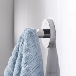 Grohe Essentials Gloss Chrome-plated Metal 54mm Single Hook -WoodDepot Shop grohe essentials gloss chrome plated metal 54mm single hook4005176326332 01i bq