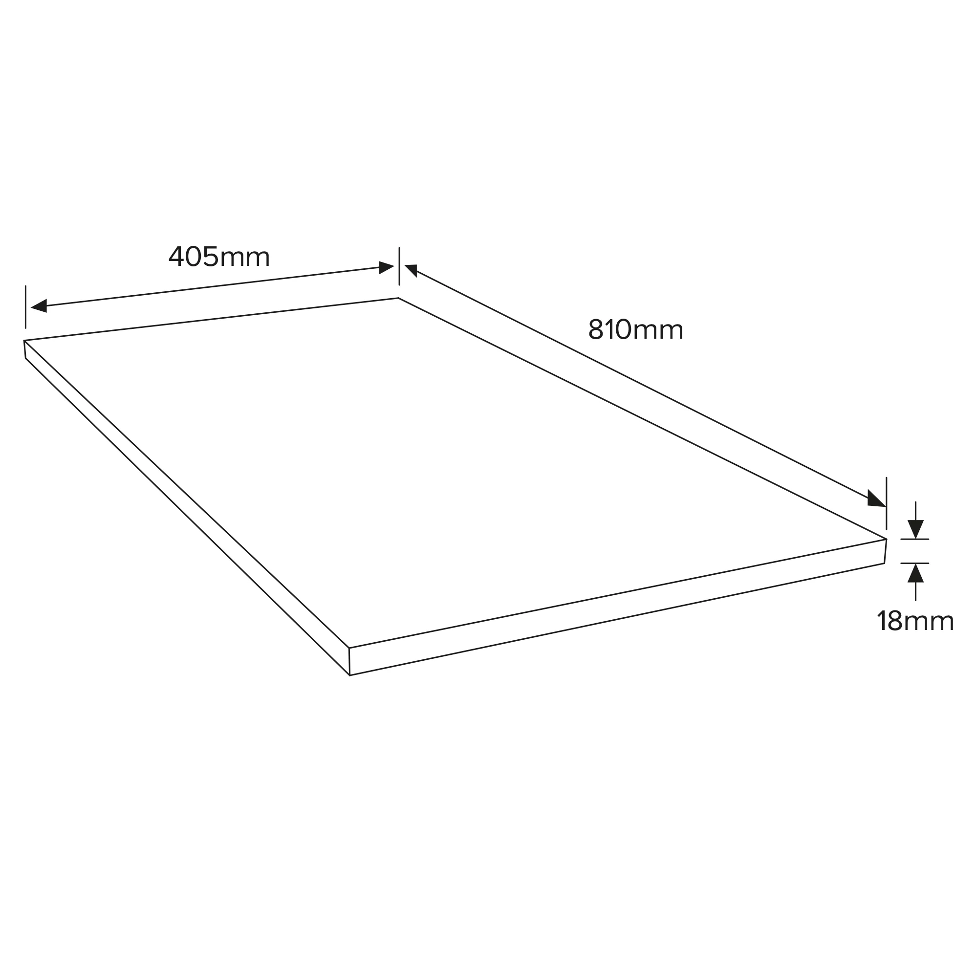 Hardwood Plywood Board (L)0.81m (W)0.41m (T)18mm 3000g 3 Hardwood Plywood Board (L)0.81m (W)0.41m (T)18mm 3000g - Image 2