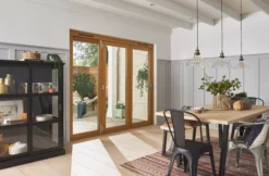 Jeld-Wen Clear Glazed Golden Oak External 4 Kinsley Folding Patio Door, (H)2094mm (W)2994mm 13 Jeld-Wen Clear Glazed Golden Oak External 4 Kinsley Folding Patio Door, (H)2094mm (W)2994mm -WoodDepot Shop jeld wen clear glazed golden oak external 4 kinsley folding patio door h 2094mm w 2994mm5016536108047 01i bq