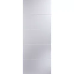 Jeld-Wen Linea Solid Core Unglazed Flush White Internal Door, (H)1981mm (W)686mm (T)35mm