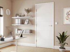 Jeld-Wen Linea Solid Core Unglazed Flush White Smooth Internal Door, (H)1981mm (W)762mm (T)35mm -WoodDepot Shop jeld wen linea solid core unglazed flush white smooth internal door h 1981mm w 762mm t 35mm5016622334701 01i bq