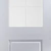 Jeld-Wen Painted 2 Panel 6 Lite Glazed White Internal Door, (H)1981mm (W)838mm (T)35mm -WoodDepot Shop jeld wen painted 2 panel 6 lite glazed white internal door h 1981mm w 838mm t 35mm5016536106692 01bq