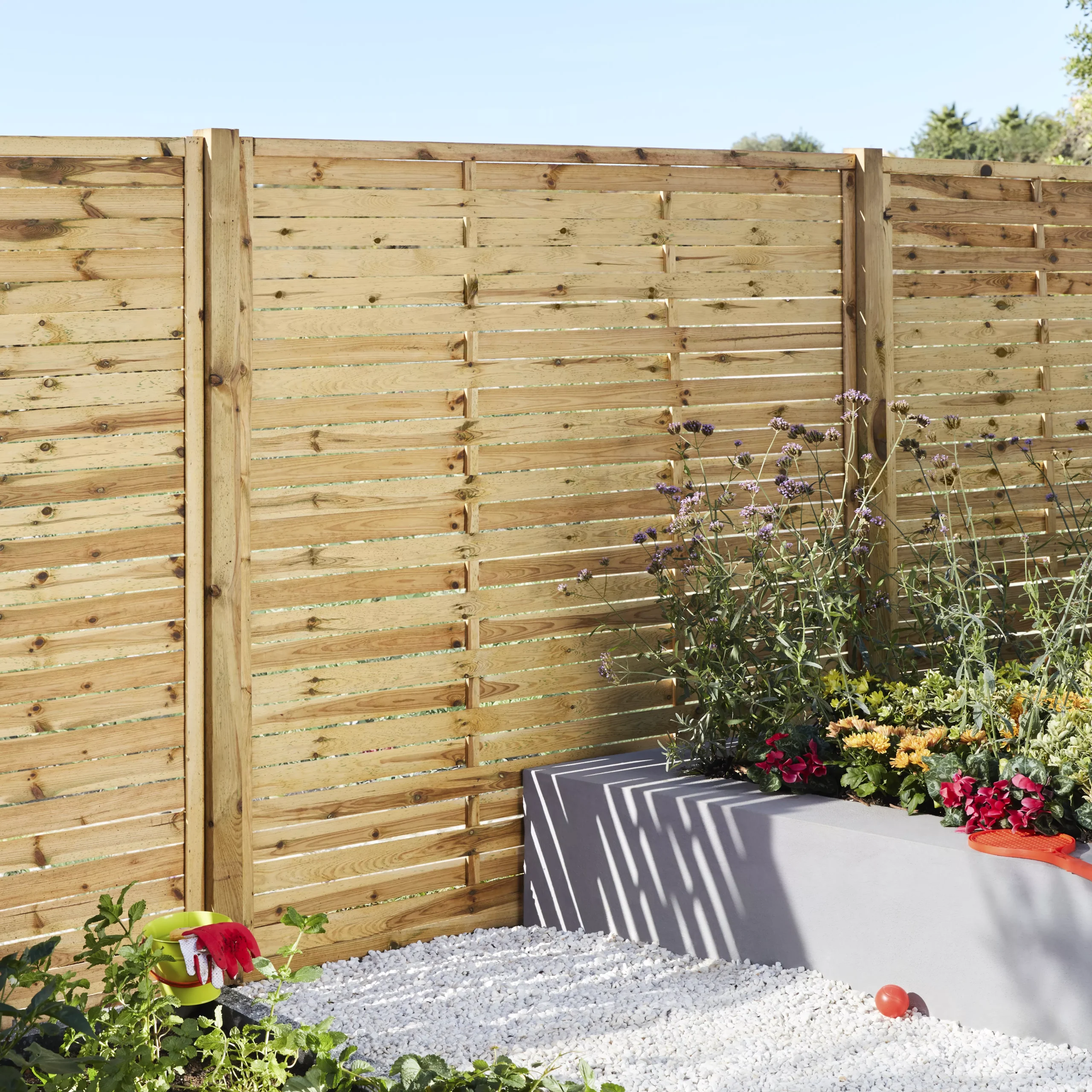 Khoper Autoclave Wooden Fence Panel (W)1.8m (H)1.8m 5 Khoper Autoclave Wooden Fence Panel (W)1.8m (H)1.8m - Image 3