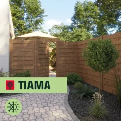 Klikstrom Tiama Pressure Treated 6ft Wooden Fence Panel (W)1.8m (H)1.8m -WoodDepot Shop klikstrom tiama pressure treated 6ft wooden fence panel w 1 8m h 1 8m5059340668338 41i