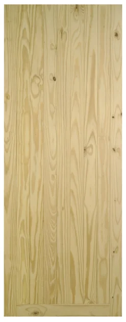 Knotty Pine External Front Door, (H)1981mm (W)838mm
