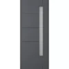 Linear 5 Panel Frosted Glazed Shaker Anthracite Timber External Panel Front Door, (H)1981mm (W)838mm 2 Linear 5 Panel Frosted Glazed Shaker Anthracite Timber External Panel Front Door, (H)1981mm (W)838mm -WoodDepot Shop linear 5 panel frosted glazed shaker anthracite timber external panel front door h 1981mm w 838mm5056118701082 01c bq