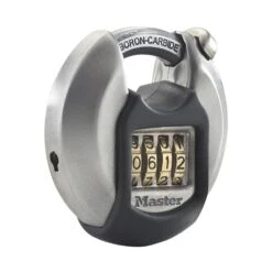 Master Lock Weather Tough Metallic Stainless Steel Combination Padlock (W)70mm -WoodDepot Shop master lock weather tough metallic stainless steel combination padlock w 70mm3520190940773 02bq