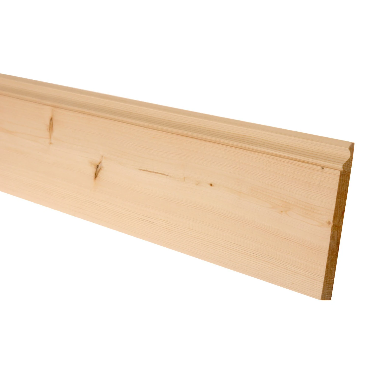 Metsä Wood Pine Ogee Skirting Board (L)2.4m (W)119mm (T)15mm, Pack Of 4 4 Metsä Wood Pine Ogee Skirting Board (L)2.4m (W)119mm (T)15mm, Pack Of 4 - Image 2