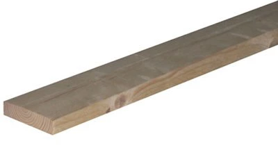 Metsä Wood Rough Sawn Whitewood Stick Timber (L)2.4m (W)100mm (T)25mm, Pack Of 4 3 Metsä Wood Rough Sawn Whitewood Stick Timber (L)2.4m (W)100mm (T)25mm, Pack Of 4