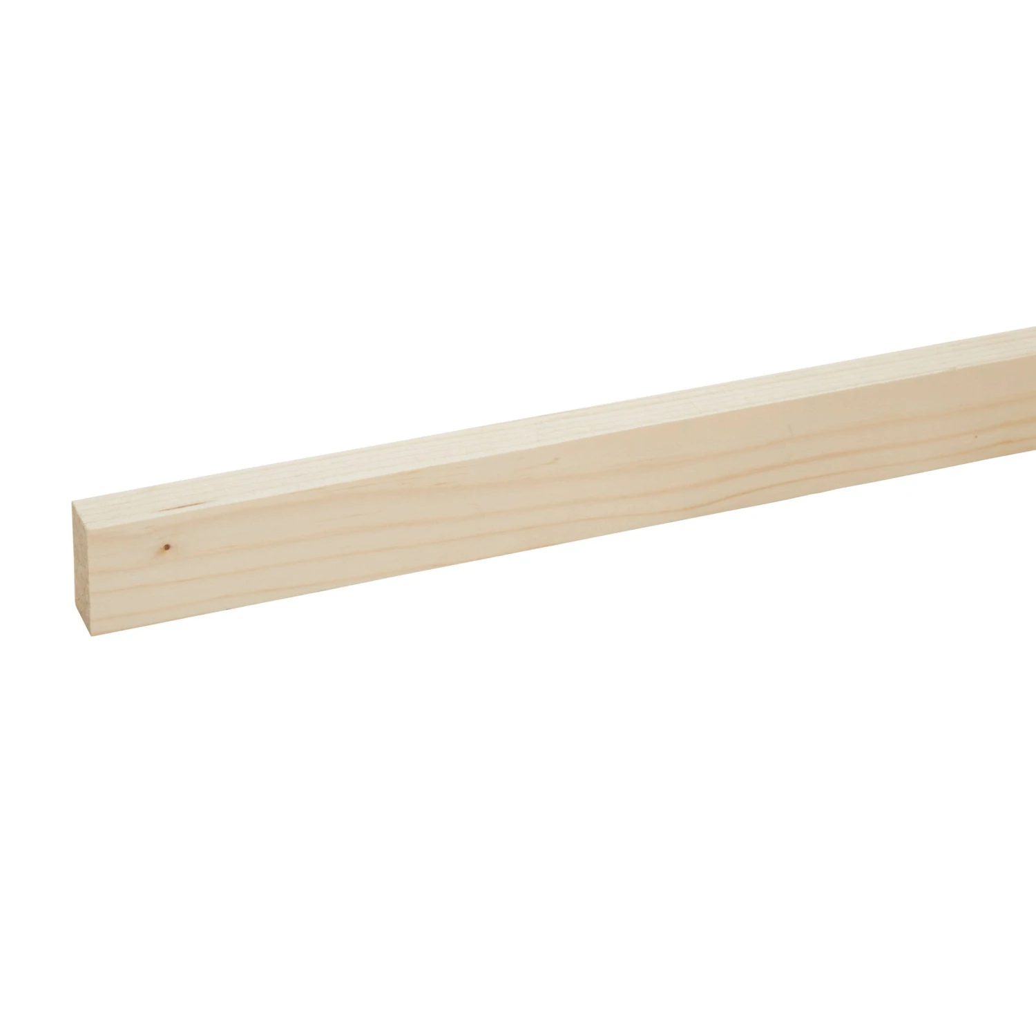 Metsä Wood Smooth Planed Square Edge Whitewood Spruce Stick Timber (L)2.4m (W)34mm (T)18mm, Pack Of 8 3 Metsä Wood Smooth Planed Square Edge Whitewood Spruce Stick Timber (L)2.4m (W)34mm (T)18mm, Pack Of 8