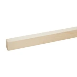 Metsä Wood Smooth Planed Square Edge Whitewood Spruce Stick Timber (L)2.4m (W)34mm (T)27mm, Pack Of 4