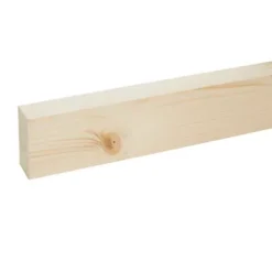 Metsä Wood Smooth Planed Square Edge Whitewood Spruce Stick Timber (L)2.4m (W)70mm (T)34mm