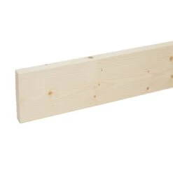 Metsä Wood Smooth Planed Square Edge Whitewood Spruce Stick Timber (L)2.4m (W)94mm (T)18mm, Pack Of 4