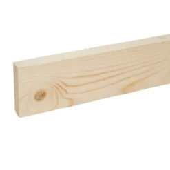 Metsä Wood Smooth Square Whitewood Spruce Stick Timber (L)2.4m (W)94mm (T)27mm, Pack Of 4