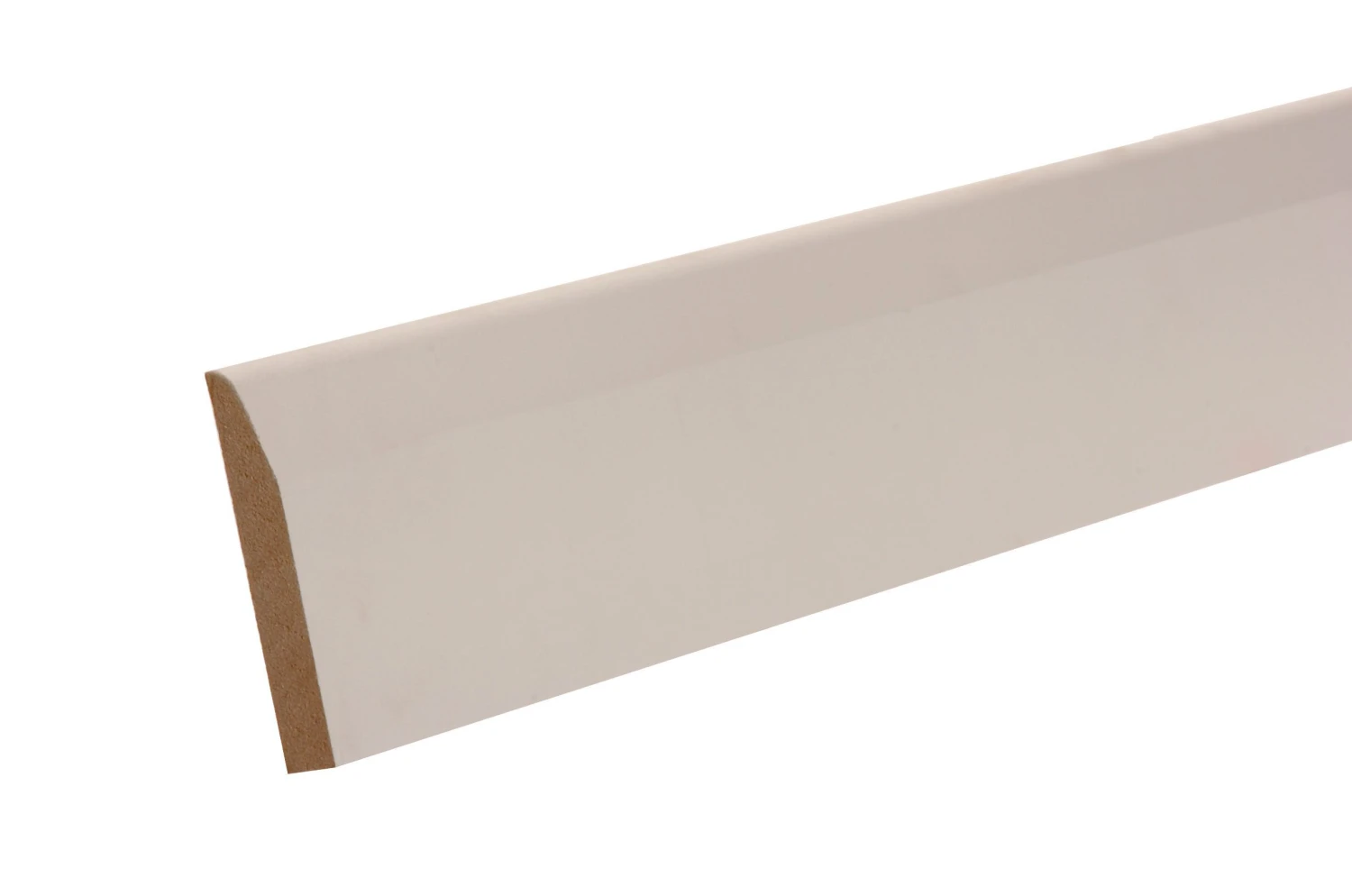 Metsä Wood White MDF Chamfered Skirting Board (L)2.4m (W)94mm (T)14.5mm 3 Metsä Wood White MDF Chamfered Skirting Board (L)2.4m (W)94mm (T)14.5mm