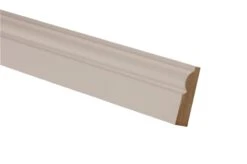 Metsä Wood White MDF Torus Architrave (L)2.1m (W)69mm (T)18mm, Pack Of 5