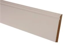 Metsä Wood White MDF Torus Skirting Board (L)2.4m (W)119mm (T)18mm, Pack Of 2